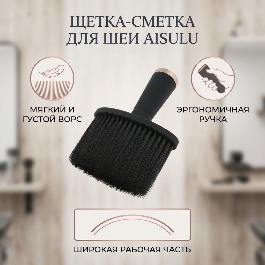 AISULU щетка-сметка черный
