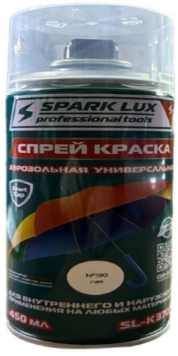 Spark Lux лак SL-K370G тон бесцветный, 450 мл