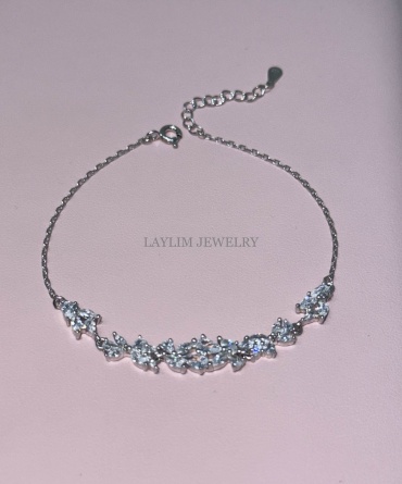 Laylim jewelry 200500 длина 18 см, вес 4.03 г серебро, плетение отсутствует