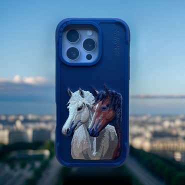 Чехол Santa Barbara Polo & Racquet Club для Apple iPhone 16 Pro Max синий