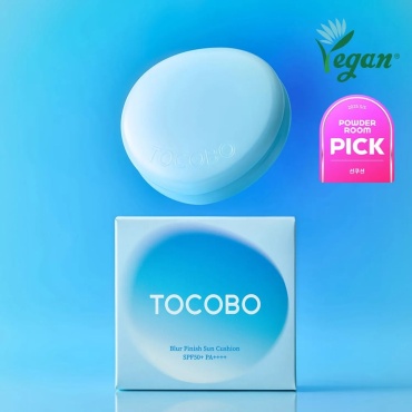 Tocobo Blur Finish Sun Cushion SPF50 кушон 01 Cotton Blue 13 г