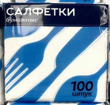 Бумажные салфетки Ромашка 100 шт