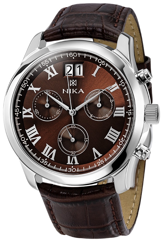 Кварцевый хронограф Nika 1899.0.9.61A.B серебро