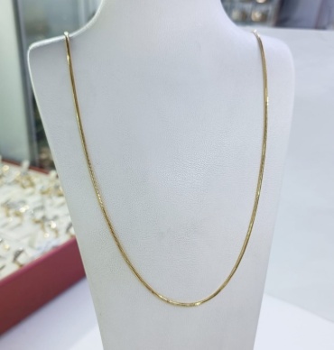Italian Gold ALImarket2800 длина 55 см, вес 2.8 г золото, плетение снейк