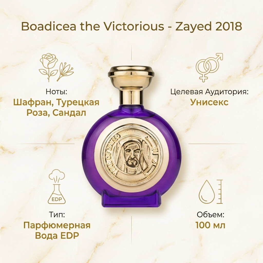 Boadicea the Victorious Zayed 2018 парфюмерная вода EDP 100 мл, унисекс