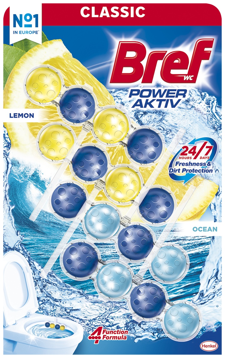 Гигиенический блок Bref Classic Power Aktiv Lemon and Ocean
