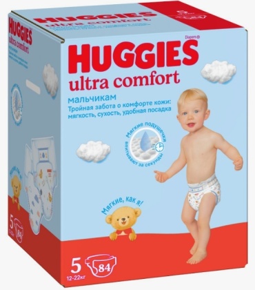 Подгузники Huggies Ultra Comfort 5, 84 шт