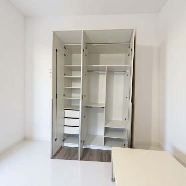Распашной шкаф TUR-MEBELL , 150x260х50 см, белый