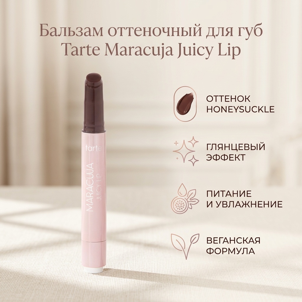 Tarte Maracuja Juicy Lip бальзам оттеночный для губ Honeysuckle