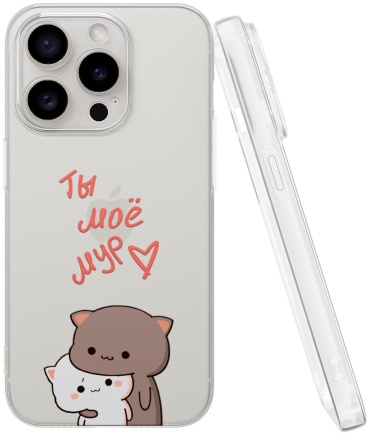 Чехол Mcover для Apple iPhone 15 Pro рисунок