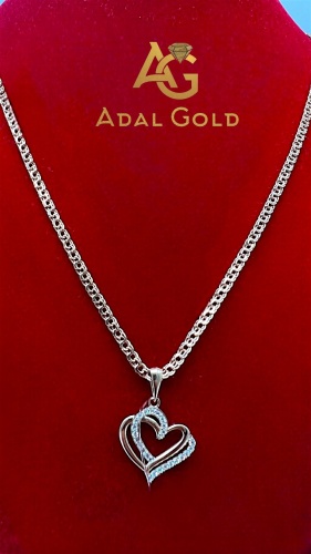 Колье ADAL GOLD ADG_GLD737-00105 длина 55 см вес 4.3 г золото, фианит