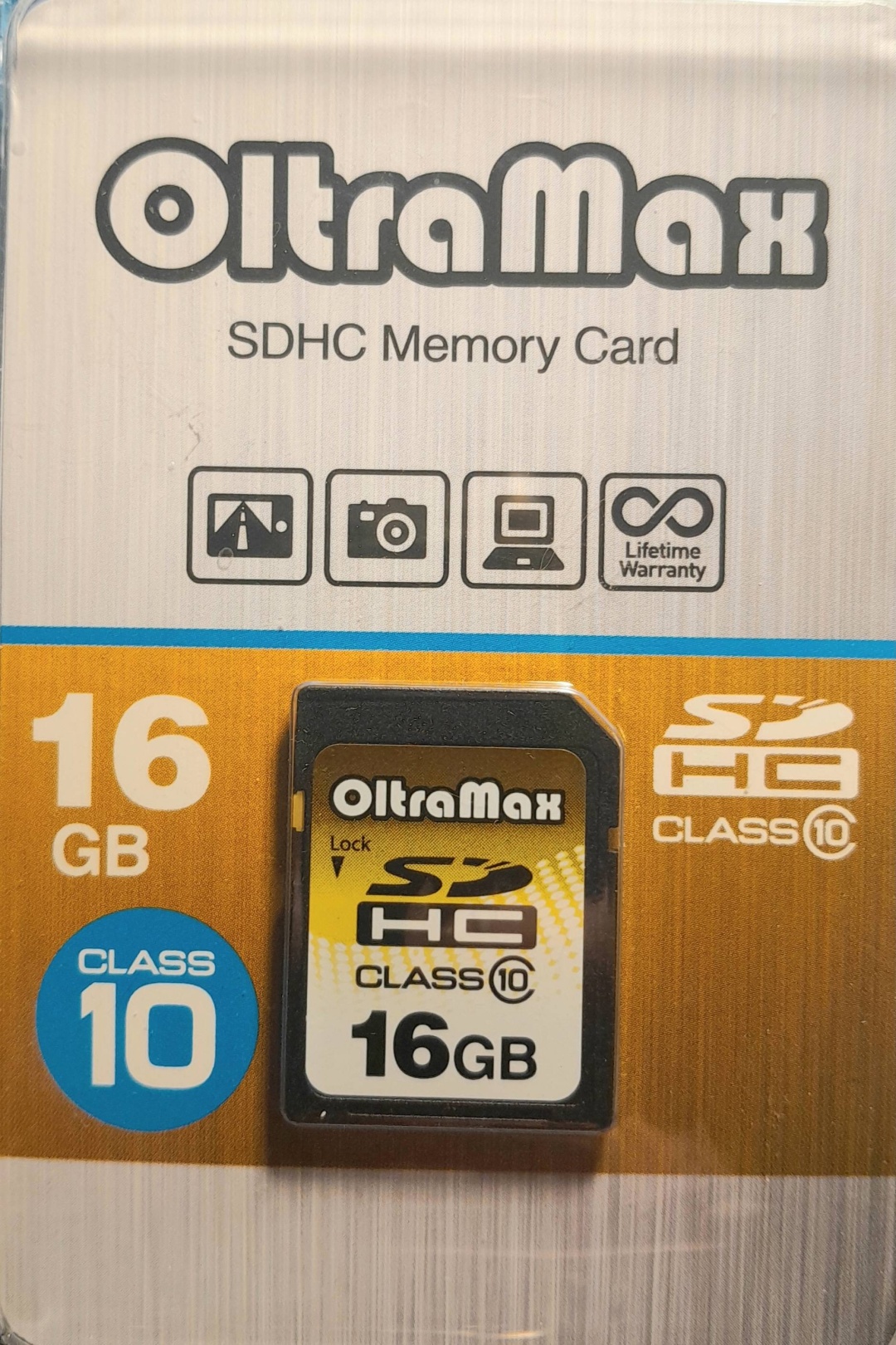 Карта памяти OltraMax Secure Digital HC OM16GSDHC10 16 Гб