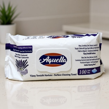 Влажные салфетки для уборки Aquella Surface Cleaning Towel 100 шт