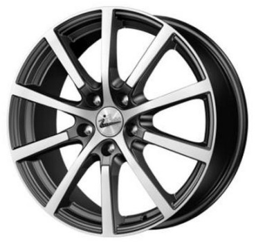 IFree Big Byz 7x17/5x114.3 D67.1 ET35 4 диска черный, графит, серый