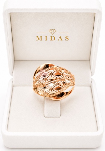 Кольцо MIDAS 0020099 размер 20 вес 1.68 г золото, без вставок