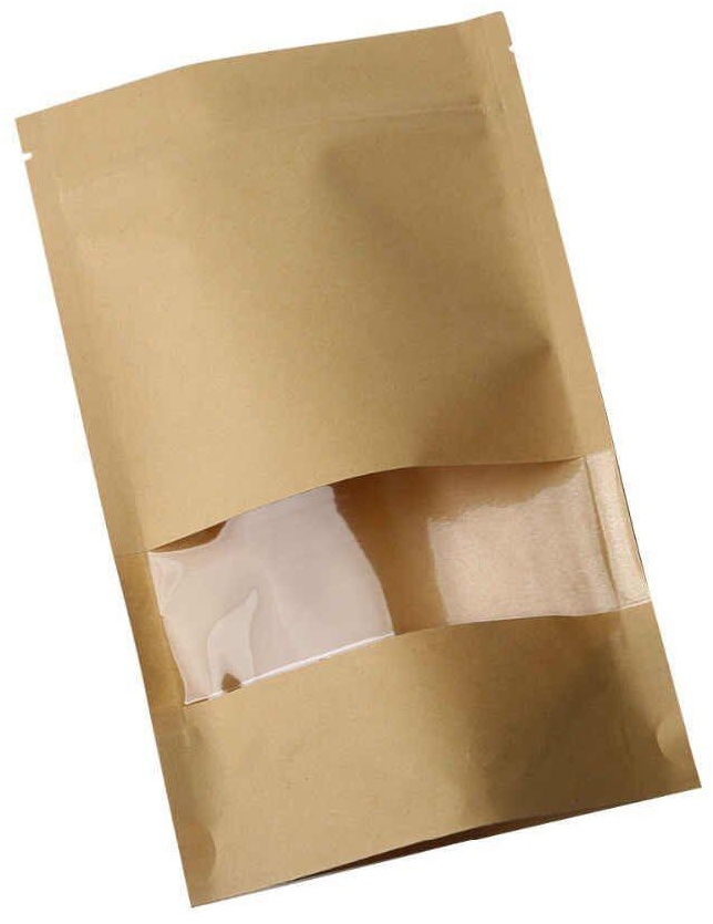 Пакет с замком zip-lock Taha Plast DP02 крафт-бумага 20 см 100 шт