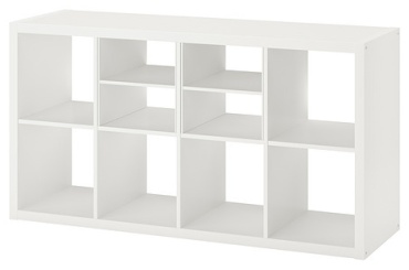 Стеллаж напольный IKEA KALLAX, 146x39x76 см, белый