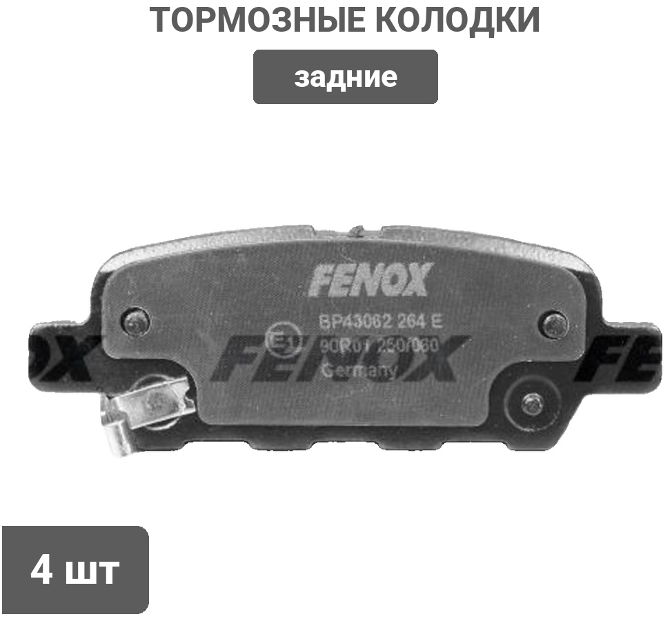 Колодки FENOX BP43062