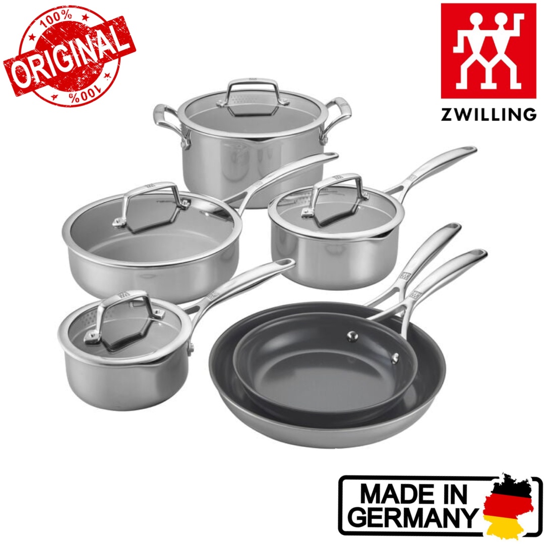 ZWILLING набор посуды Energy Plus 3-Ply Ceramic 10 в 1