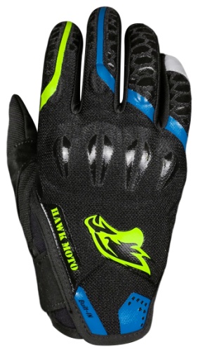 Hawk Moto MG PRO 007 GREEN черный, зеленый M