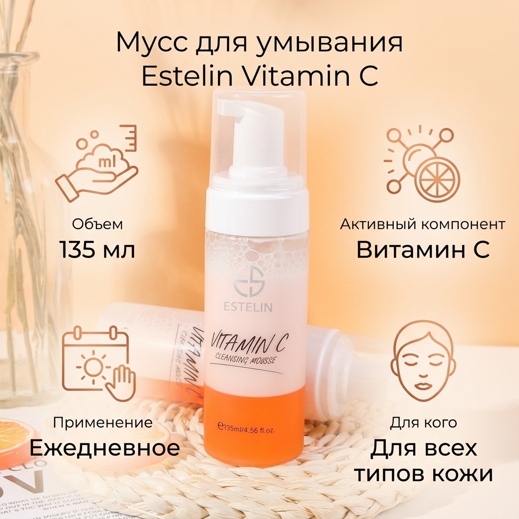 Estelin Vitamin C мусс 135 мл