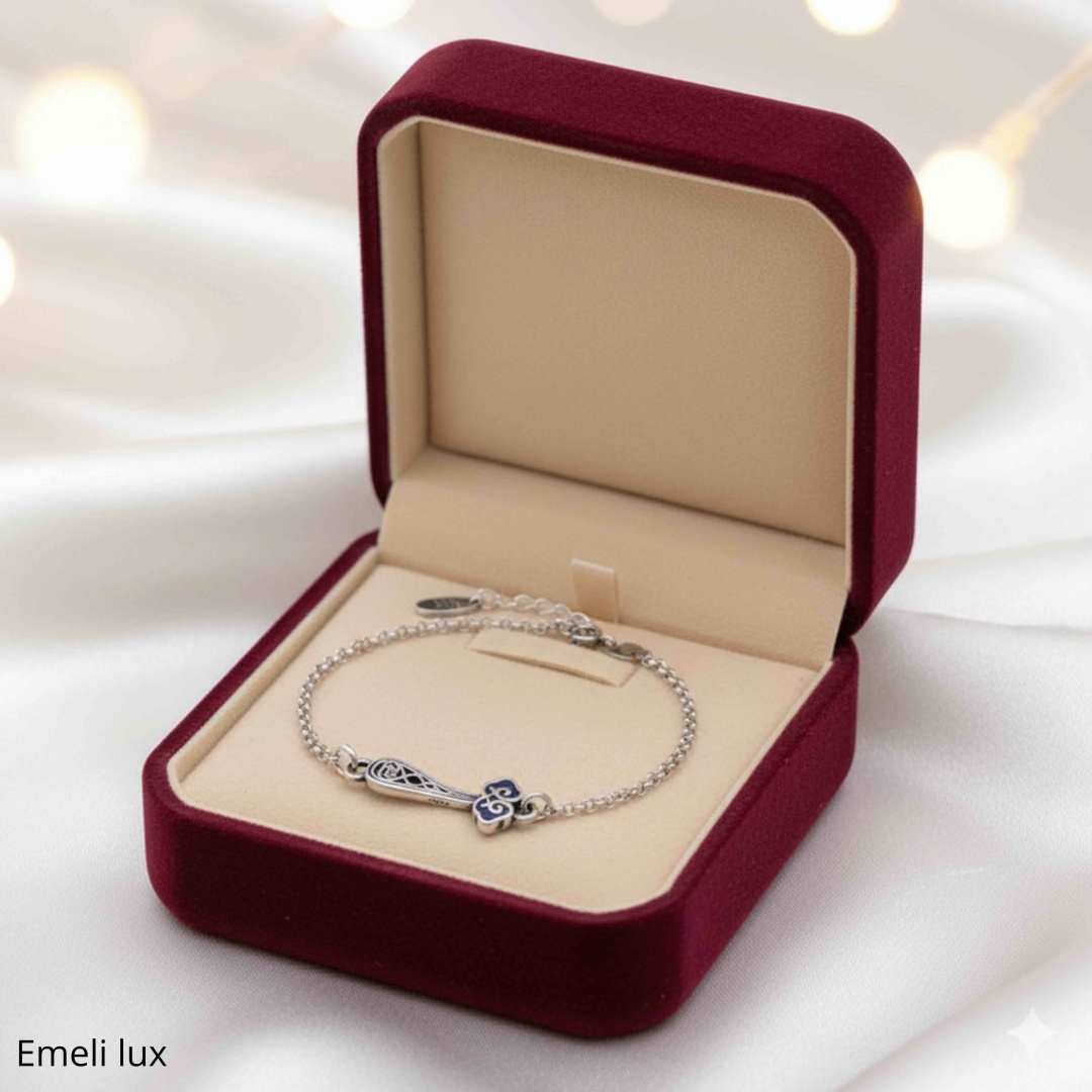 Emeli lux 3589000 длина 21 см, вес 2.5 г сплав покрытый серебром 925, плетение венецианское