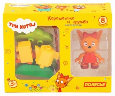 Конструктор Полесье Карамелька и клумба 63752, деталей 8 шт