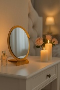 Зеркало настольное косметическое 19*14см