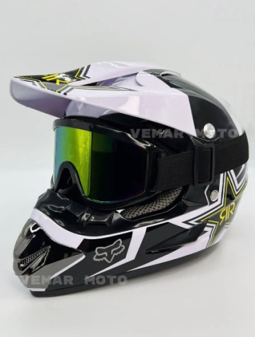 Vemar Moto белый, черный, желтый L