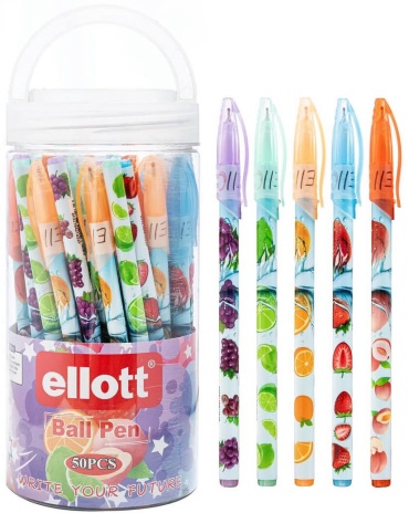 Ручка шариковая Ellott 699915077 1 шт, 7 мм, цвет чернил синий