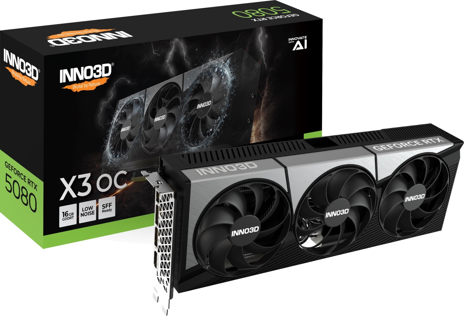 Видеокарта Inno3D GeForce RTX 5080 X3 OC 16 Гб