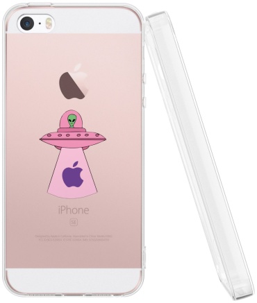 Чехол Mcover для Apple iPhone 5, iPhone 5S, iPhone SE рисунок