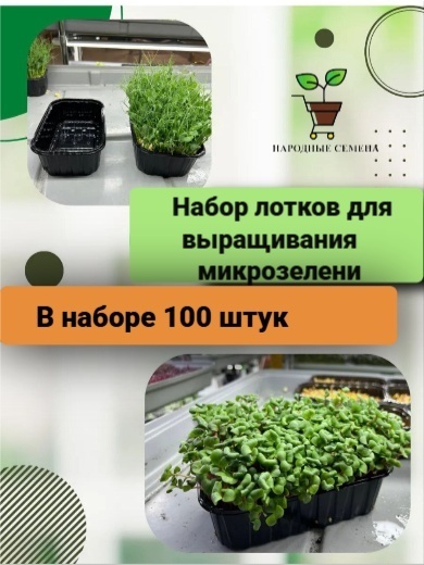 Народные семена контейнер для рассады 100 шт, пластик