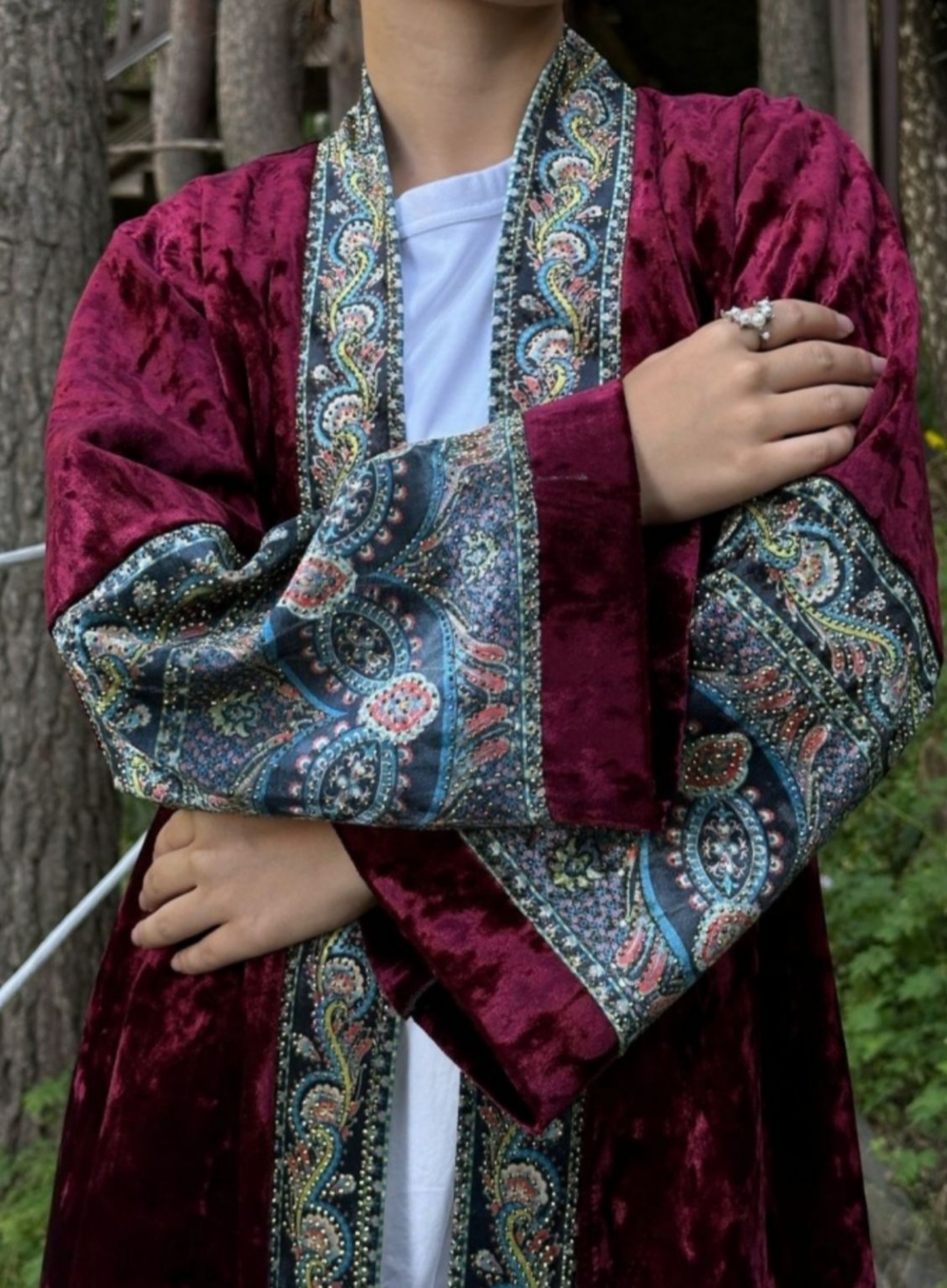 Национальный костюм ZARYLGUL красный, бордовый