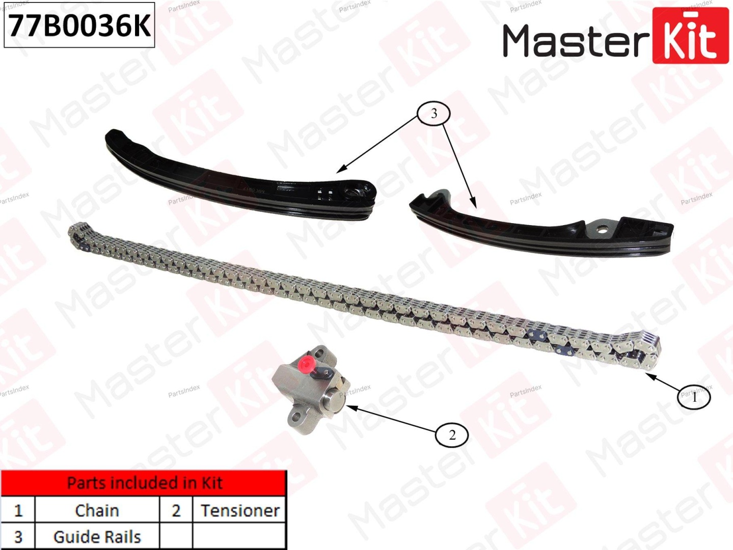 Master Kit ремень 77B0036K