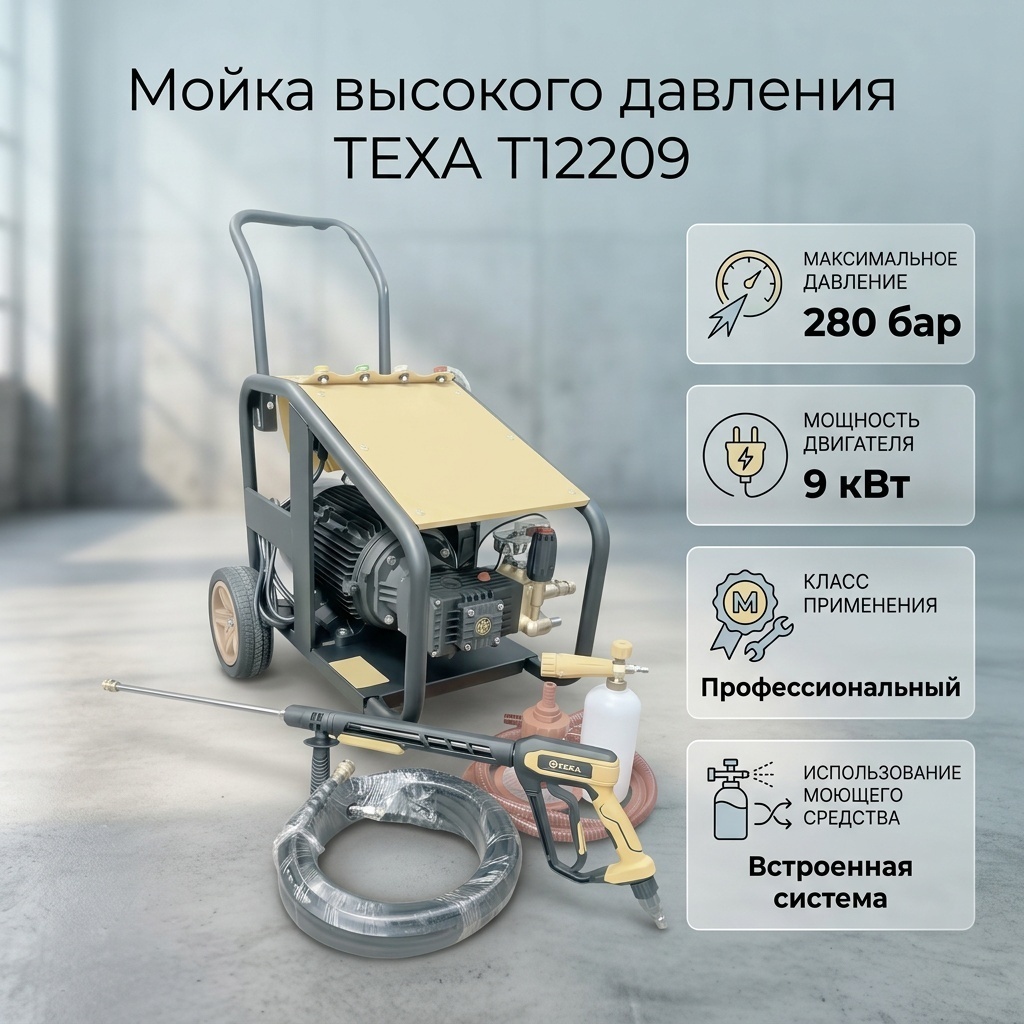 Мойка высокого давления TEXA электрический 280 бар, T12209