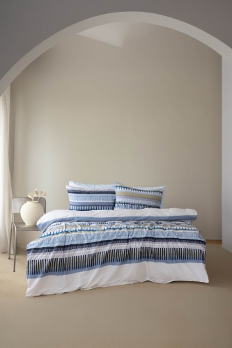 Комплект Zugo Yemon blue 2-спальный ранфорс, 2 наволочки: 50x70 см