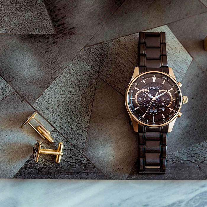Кварцевые Citizen AN8196-55E нержавеющая сталь