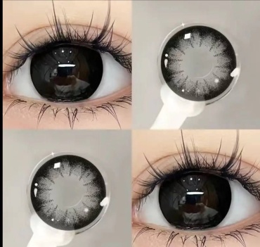 Контактные линзы OVOLOOK Big Eyes Black 0 кривизна 8.5 на полгода 2 шт
