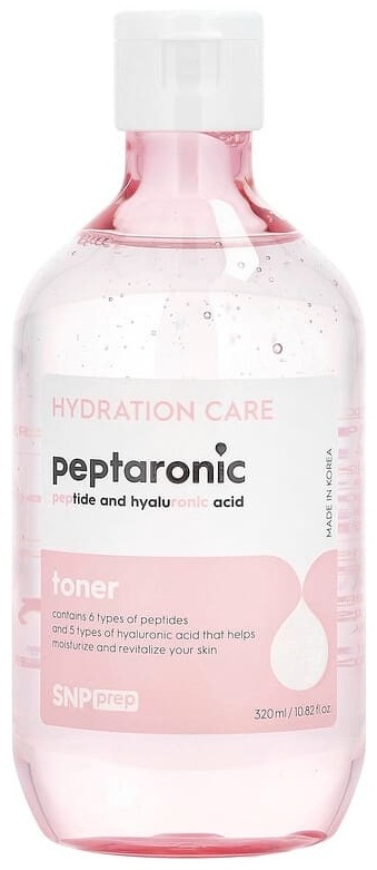 SNP тоник Prep Peptaronic, пептиды и гиалуроновая кислота, тонер, 320 мл 320 мл