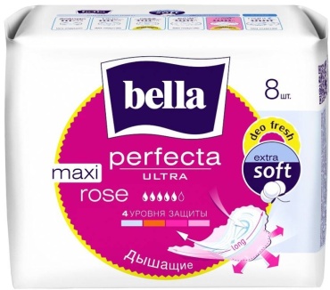 Bella прокладки Perfecta Ultra Maxi Rose 8 шт