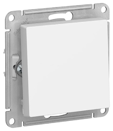 Выключатель клавишный Systeme electric AtlasDesign, белый