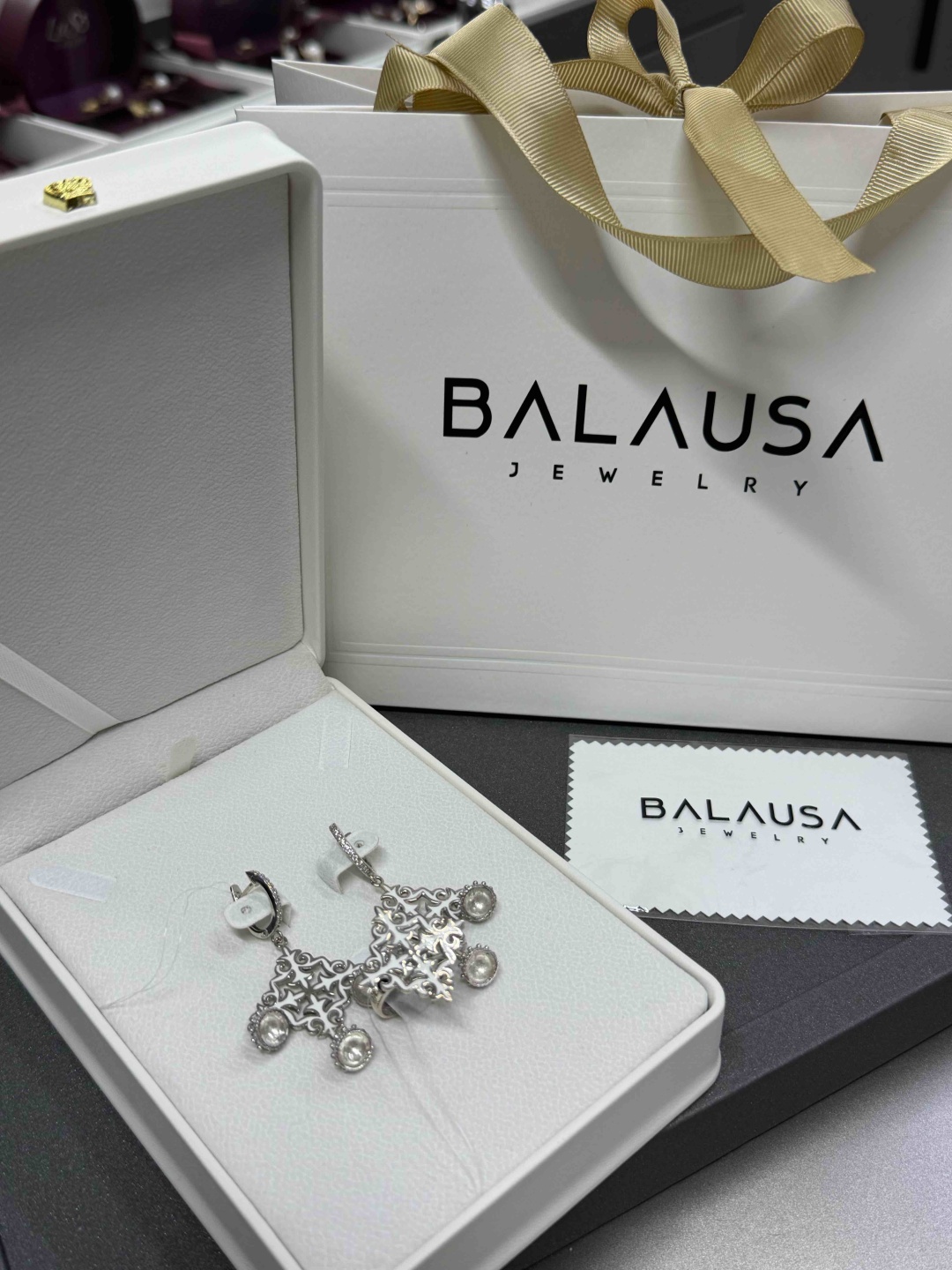 Balausa Jewelry ZH050(1) 17р. вес 17 г серебро, фианит, эмаль