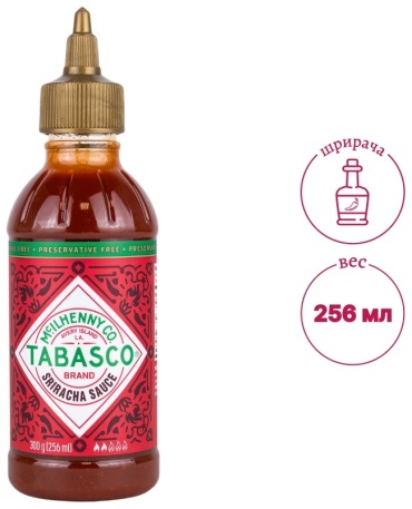 Tabasco соус Sriracha Sauce 256 мл