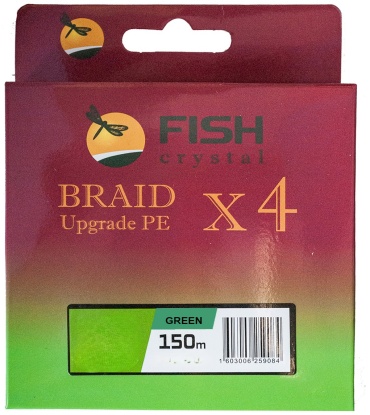 Fish Season плетеный шнур DK-4G-14-FC 0.14 мм зеленый