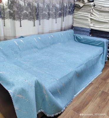 Дивандек для дивана 30419096_281848697 бирюзовый 300/180 см