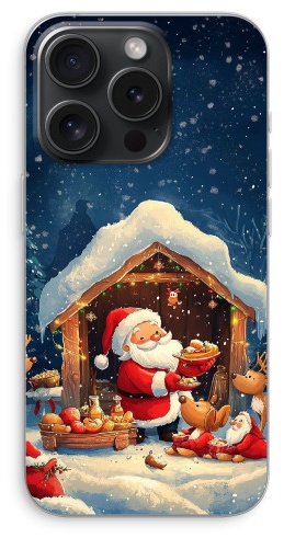 Чехол Qeeca для Apple iPhone 15 Pro прозрачный