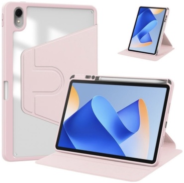 Чехол Nemo.kz для Samsung Galaxy Tab A9 Plus 11 дюйм прозрачный, розовый