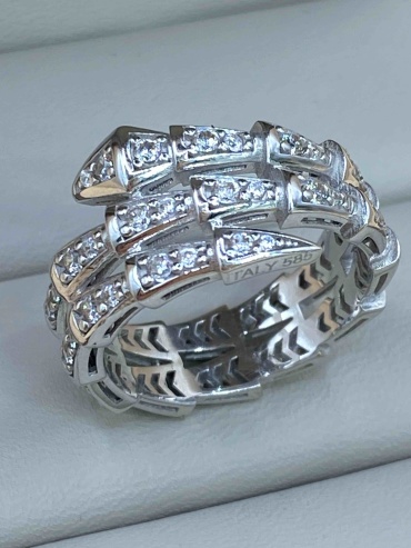 DN Jewelry 58 размер 18 вес 5.81 г золото, фианит