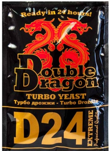 Double Dragon дрожжи спиртовые D24 178 г